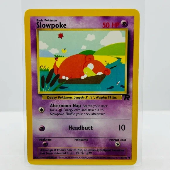 Pokemon | Toys | Pokmon Slowpoke 6782 Team Rocket 200 Wotc Unlimited Common Card Nmmt | Poshmark Pokemon | Toys | Pokmon Slowpoke 6782 Team Rocket 200 Wotc Unlimited Common Card Nmmt | Poshmark